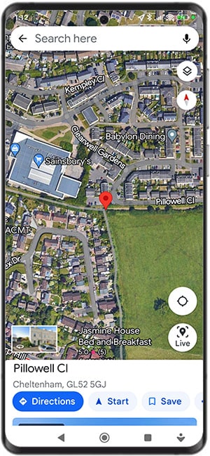 gps tracker map location