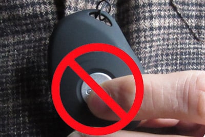 gps tracker sos panic button disable